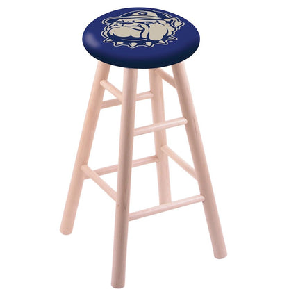 Maple Counter Stool in Natural Finish with Georgetown Seat
