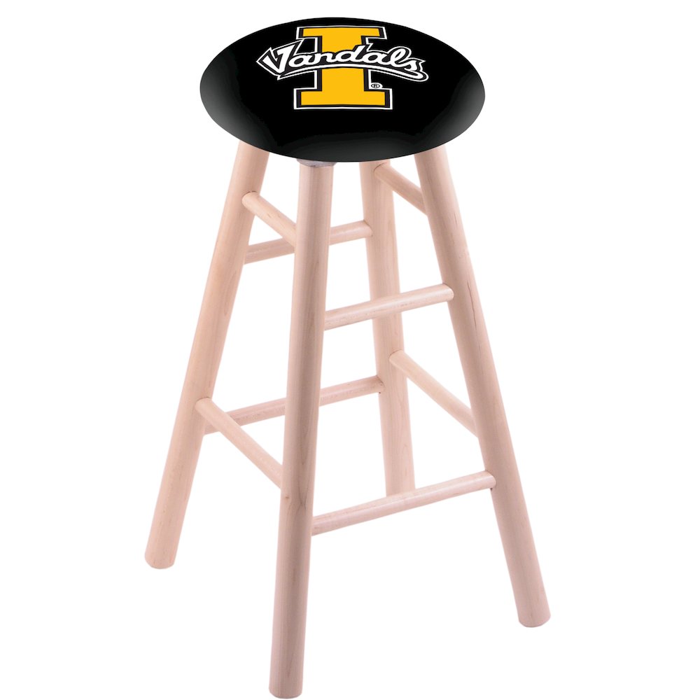 Maple Counter Stool in Natural Finish with Idaho Seat