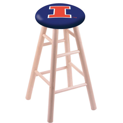 Maple Counter Stool in Natural Finish with Illinois Seat