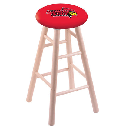 Maple Counter Stool in Natural Finish with Illinois State Seat
