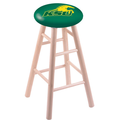 Maple Counter Stool in Natural Finish with Kentucky State University Seat