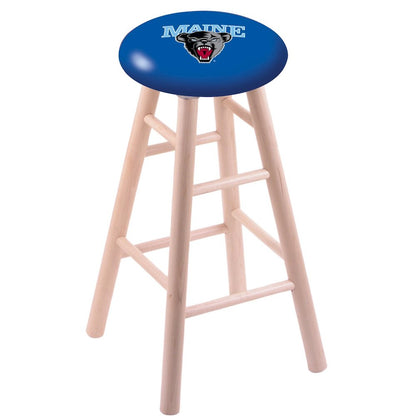 Maple Counter Stool in Natural Finish with Maine Seat