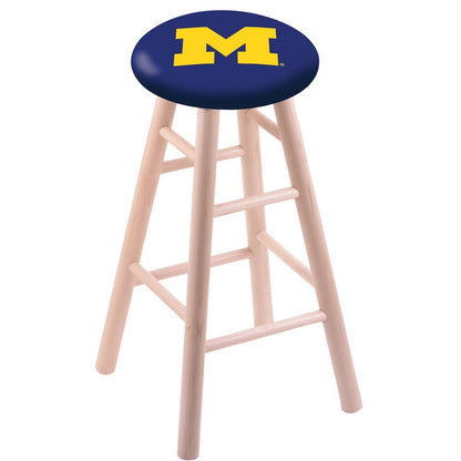 Maple Counter Stool in Natural Finish with Michigan Seat