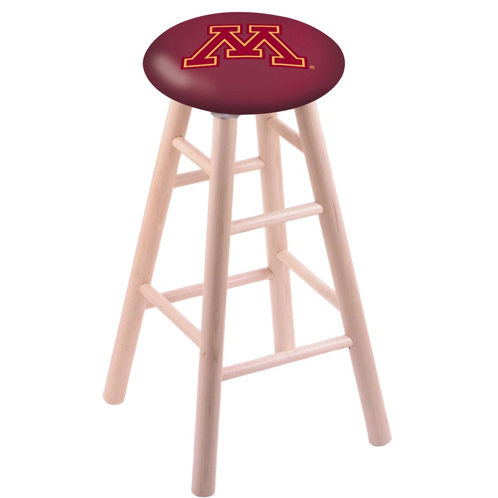 Maple Counter Stool in Natural Finish with Minnesota Seat