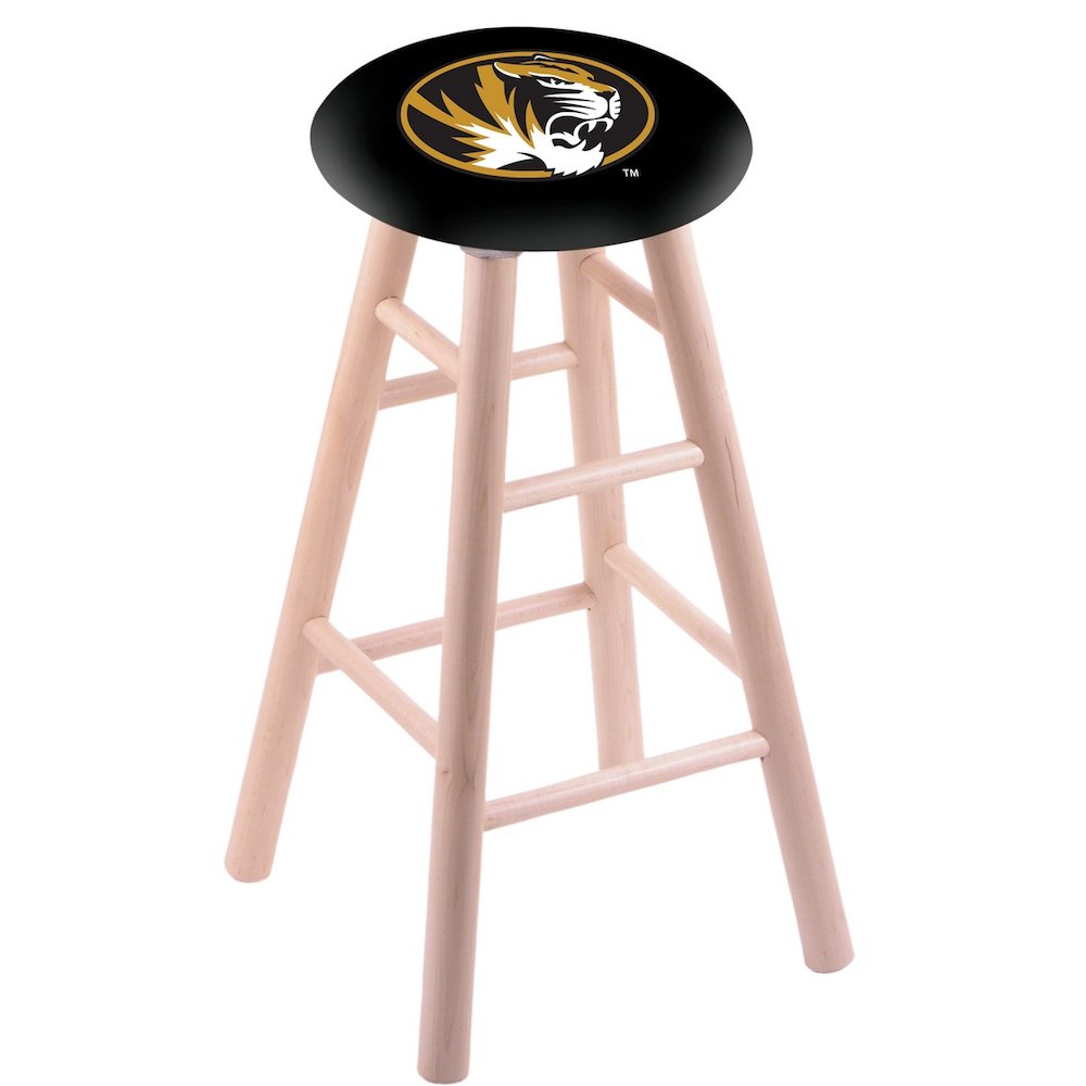 Maple Counter Stool in Natural Finish with Missouri Seat