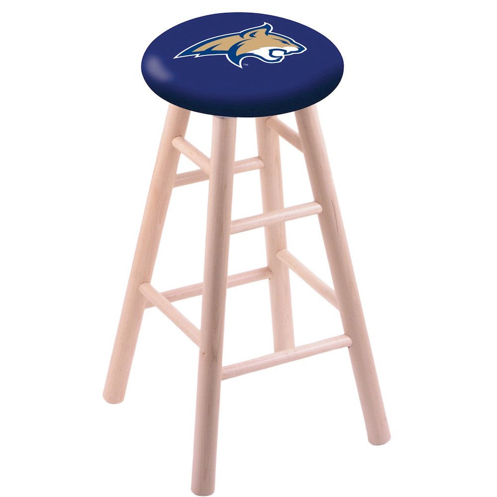 Maple Counter Stool in Natural Finish with Montana State Seat