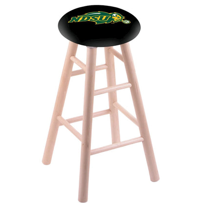 Maple Counter Stool in Natural Finish with North Dakota State Seat