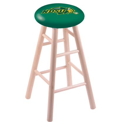 Maple Counter Stool in Natural Finish with North Dakota State Seat