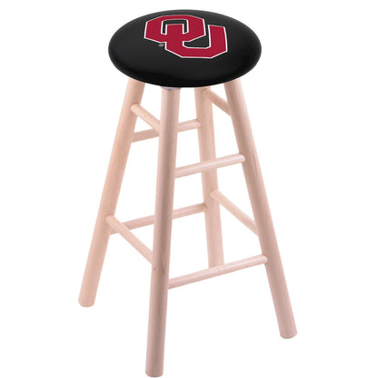 Maple Counter Stool in Natural Finish with Oklahoma Seat