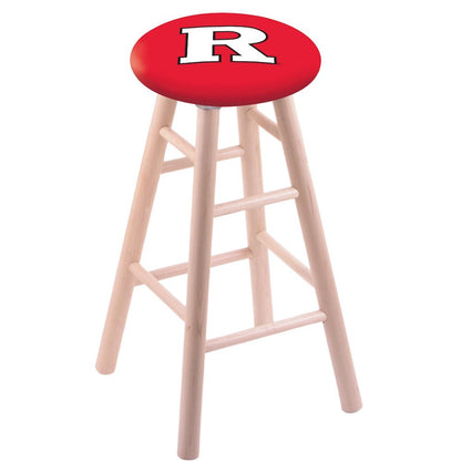 Maple Counter Stool in Natural Finish with Rutgers Seat