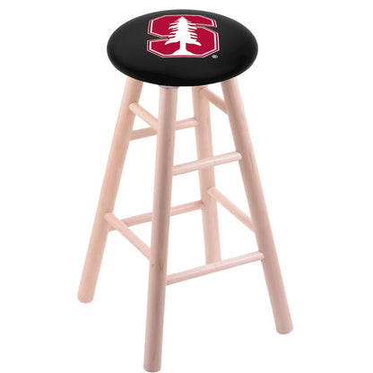 Maple Bar Stool in Natural Finish with Stanford Seat