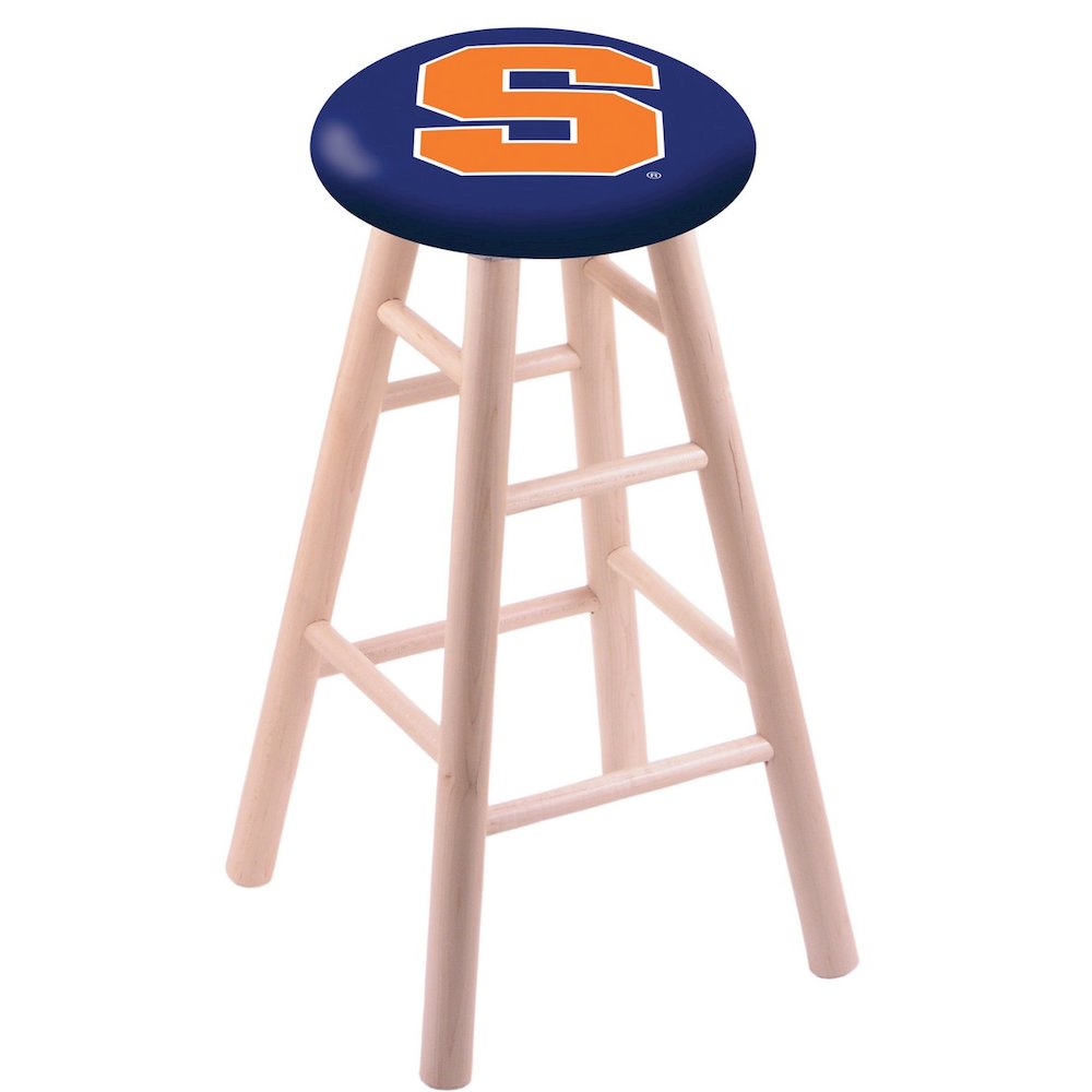 Maple Counter Stool in Natural Finish with Syracuse Seat