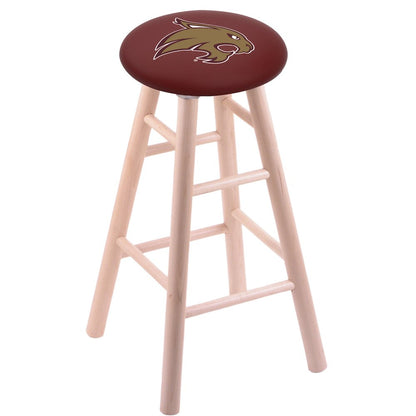 Maple Counter Stool in Natural Finish with Texas State Seat