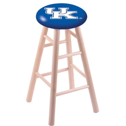 Maple Counter Stool in Natural Finish with Kentucky "UK" Seat
