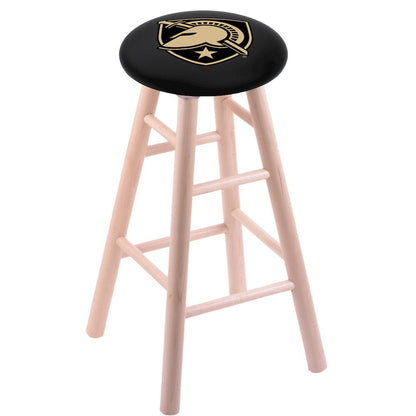 Maple Counter Stool in Natural Finish with US Military Academy (ARMY) Seat