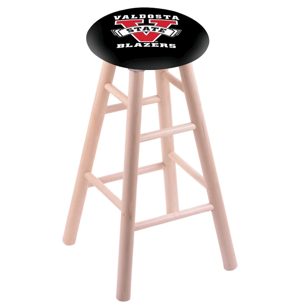 Maple Counter Stool in Natural Finish with Valdosta State Seat