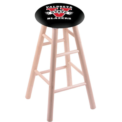 Maple Counter Stool in Natural Finish with Valdosta State Seat