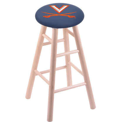 Maple Counter Stool in Natural Finish with Virginia Seat