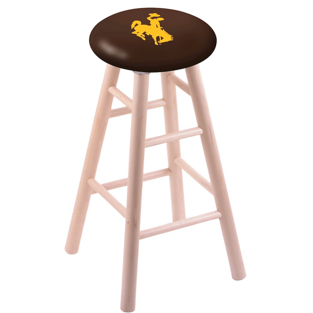 Maple Counter Stool in Natural Finish with Wyoming Seat