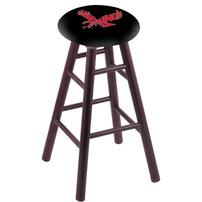Oak Bar Stool in Dark Cherry Finish with Eastern Washington Seat