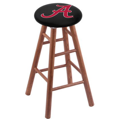 Oak Counter Stool in Medium Finish with Alabama Seat