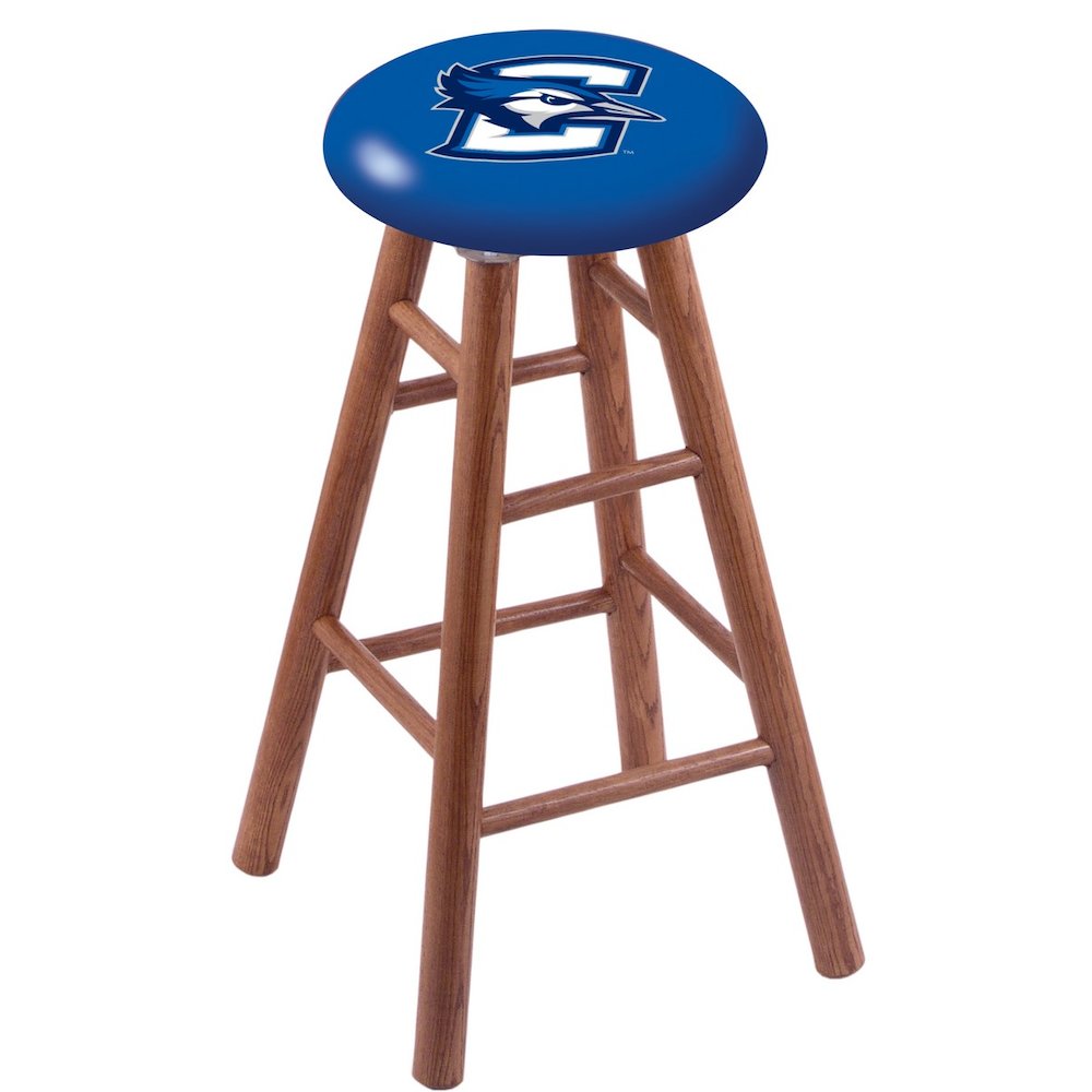 Oak Counter Stool in Medium Finish with Creighton Seat