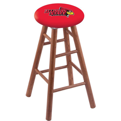 Oak Counter Stool in Medium Finish with Illinois State Seat