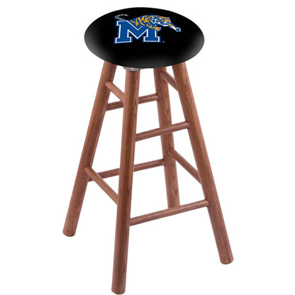 Oak Counter Stool in Medium Finish with Memphis Seat