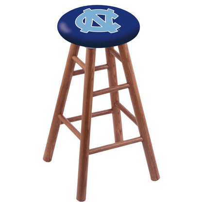 Oak Counter Stool in Medium Finish with North Carolina Seat