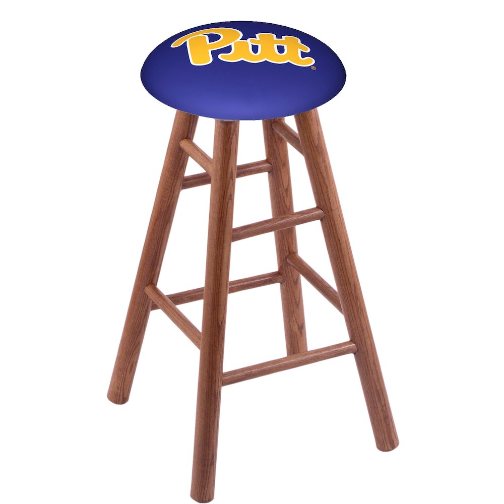 Oak Counter Stool in Medium Finish with Pitt Seat