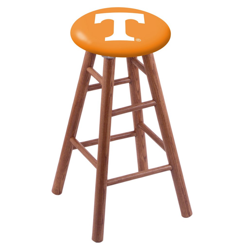 Oak Counter Stool in Medium Finish with Tennessee Seat
