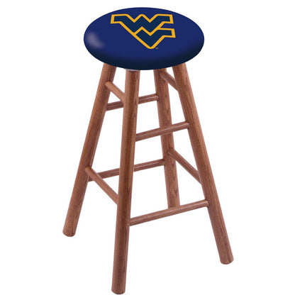Oak Counter Stool in Medium Finish with West Virginia Seat