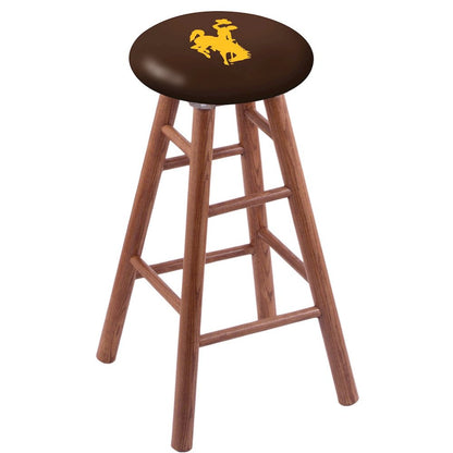 Oak Counter Stool in Medium Finish with Wyoming Seat
