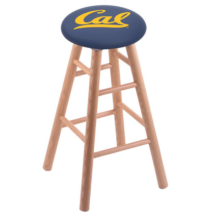 Oak Counter Stool in Natural Finish with Cal Seat