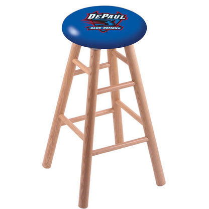 Oak Counter Stool in Natural Finish with DePaul Seat