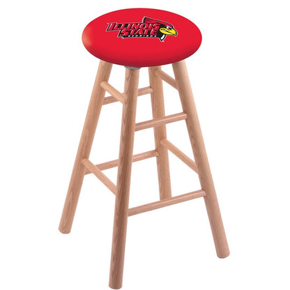 Oak Counter Stool in Natural Finish with Illinois State Seat