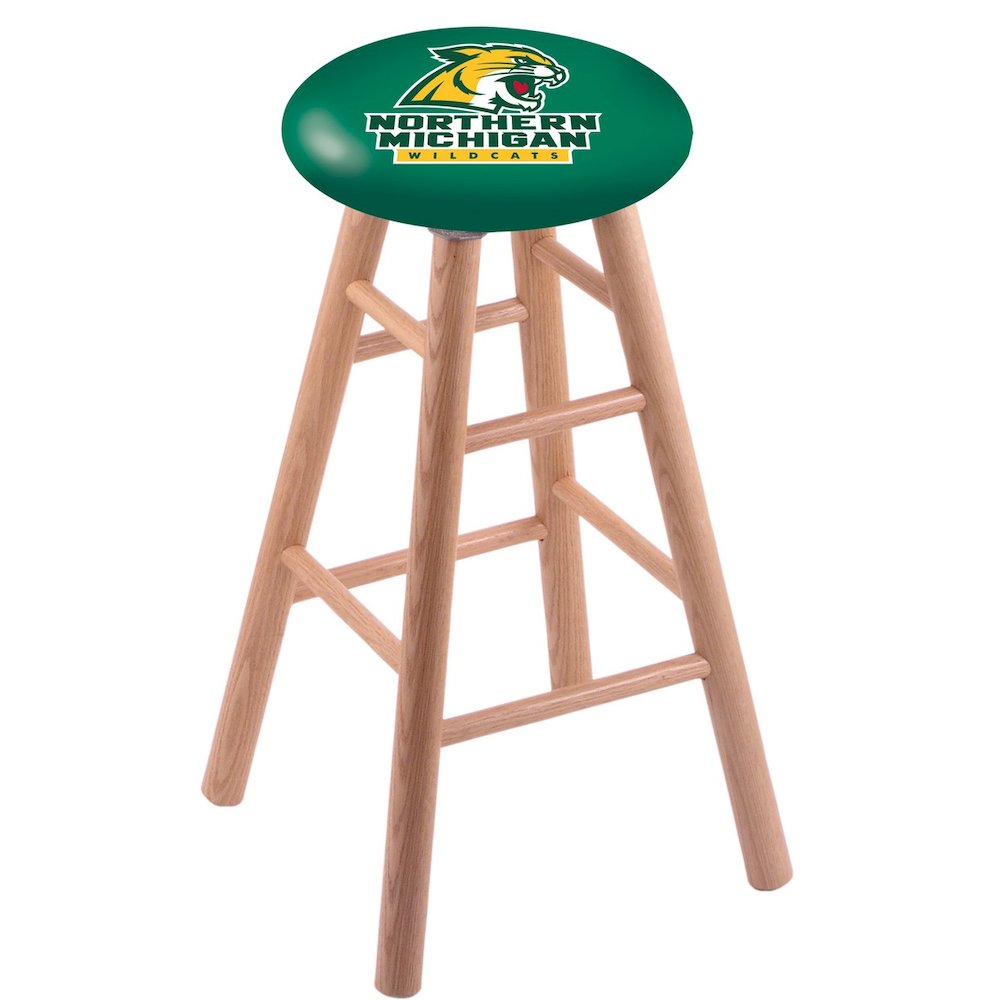 Oak Counter Stool in Natural Finish with Northern Michigan Seat