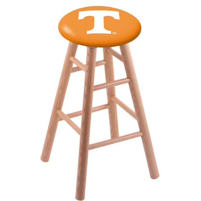 Oak Counter Stool in Natural Finish with Tennessee Seat