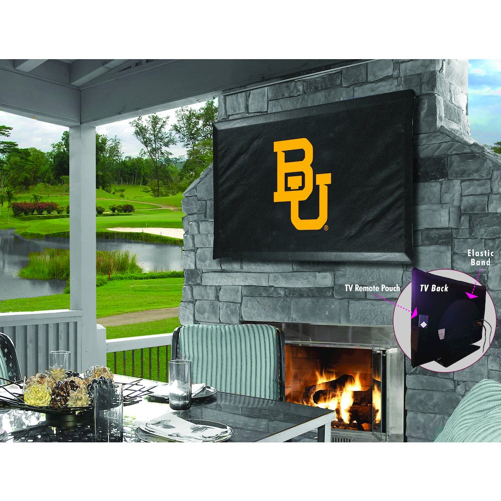 Baylor TV Cover (TV sizes 30"-36") by Covers by HBS