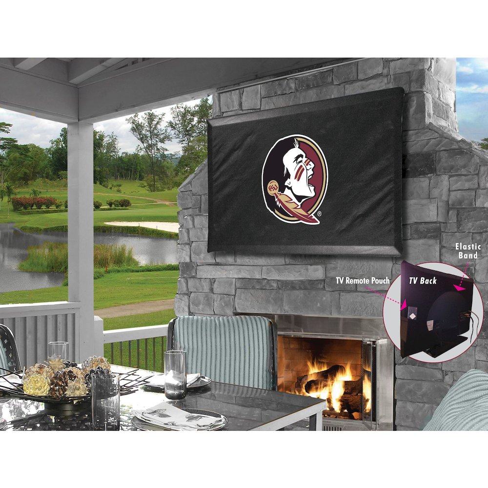 Florida State (Head) TV Cover (TV sizes 30"-36") by Covers by HBS