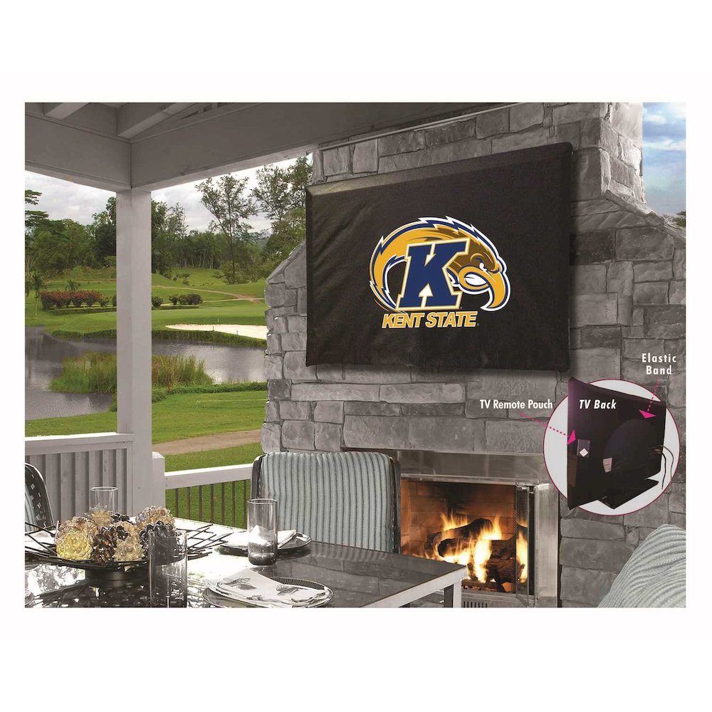 Kent State TV Cover (TV sizes 30"-36") by Covers by HBS