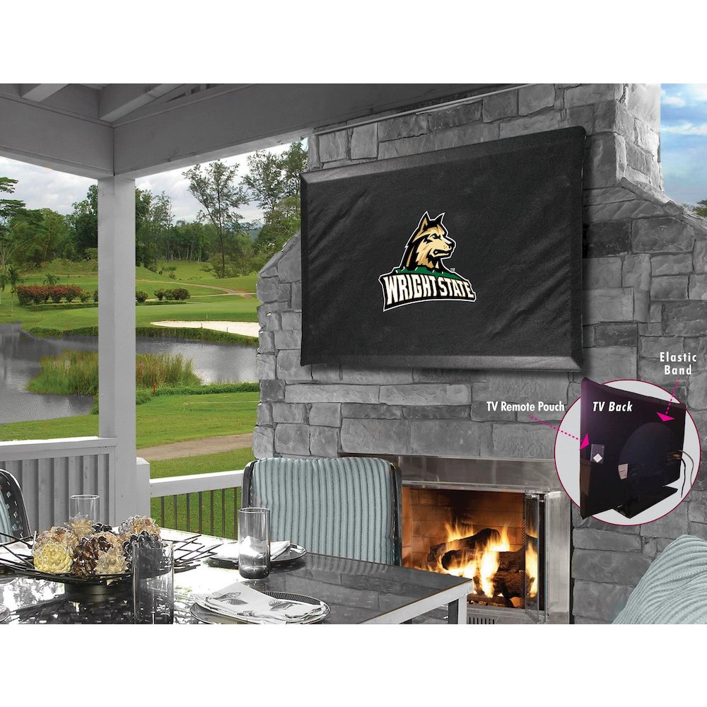 Wright State TV Cover (TV sizes 30"-36") by Covers by HBS