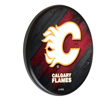Calgary Flames Digitally Printed Wood Sign