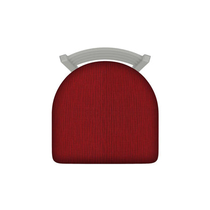 XL 410 Jackie 25" Swivel Counter Stool with Anodized Nickel Finish and Graph Ruby Seat