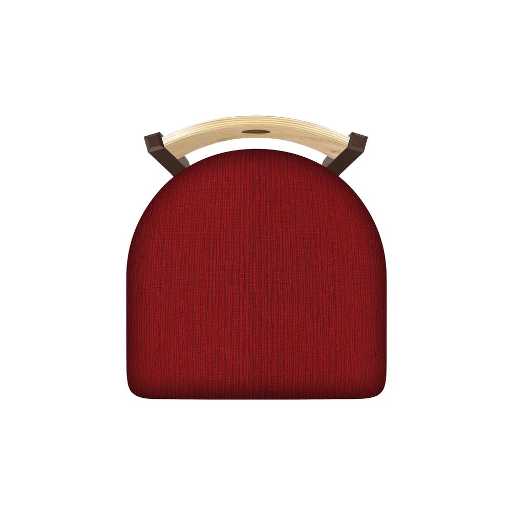 XL 830 Voltaire 25" Swivel Counter Stool with Bronze Finish, Natural Back, and Graph Ruby Seat