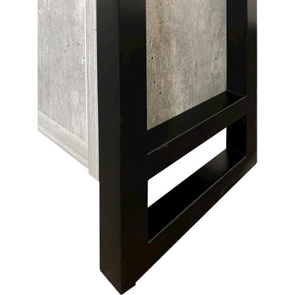 Mason Wood Laminate Bookcase With Doors