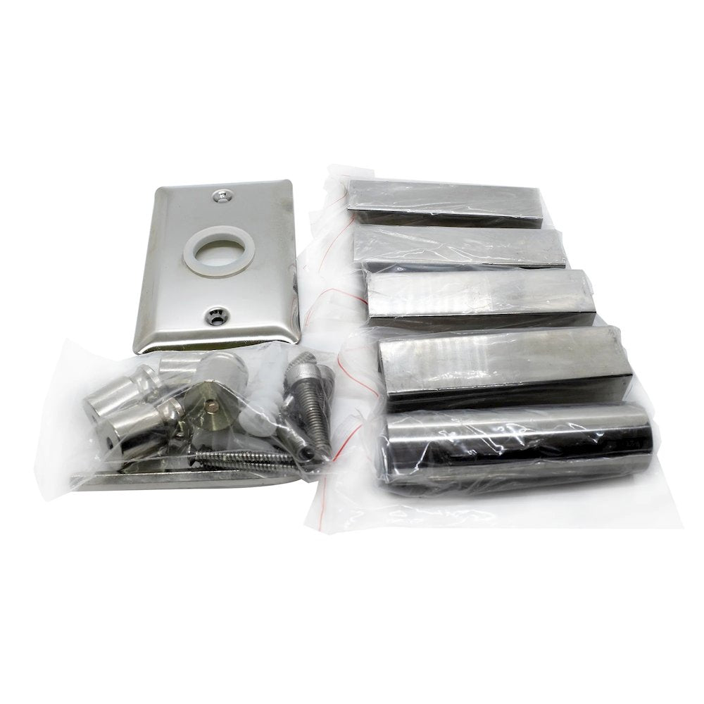 Radiant Square Bracket Pack - Polished