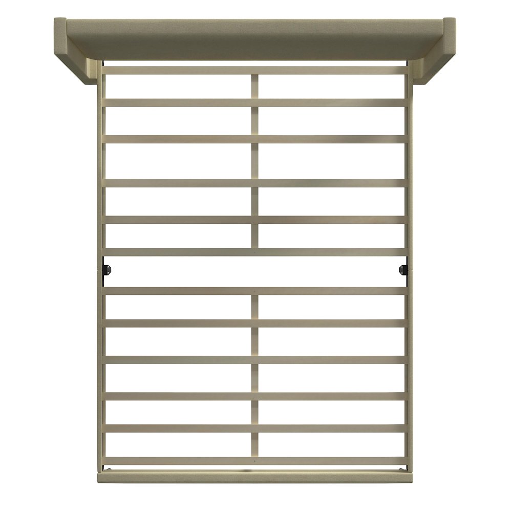 Carrington Queen Platform Bed Beige