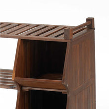 4-Tier Outdoor Shoe Rack Cubby