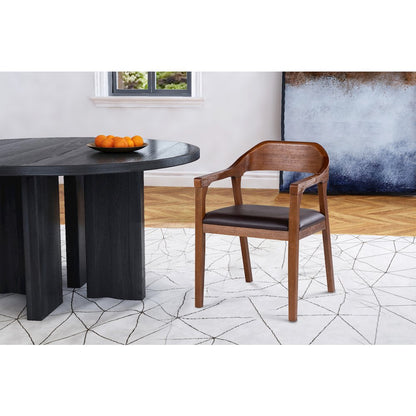 Rasmus Dining Arm Chair - Chestnut Wire-Brush Finish